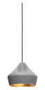 Marset Pleat Box Taklampe 24 Grå & Gull
