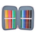 TOPModel Triple Pencil Case LED Cats Mood Barometer 0412261