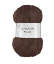 Viking Garn Kid-Silk 308 Mørk brun