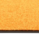 vidaXL Dørmatte vaskbar oransje 120x180 cm