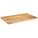  Bordplate 40x20x3,8 cm rektangulær grovt heltre mango