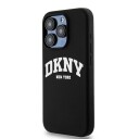 iPhone 15 Pro DKNY Liquid Silicone Arch Logo Case - MagSafe-kompatibel - Svart