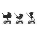 Cybex Priam Chrome Black/Sepia Black Komplett Barnevogn