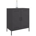  Skjenk svart 68x39x79 cm stål 8721102389382