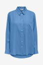 Only - Skjorte onlTokyo L/S Linen Blend Shirt - Blå