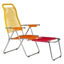Fiam Spaghetti solstol pop yellow/orange/red/orange aluminium
