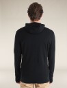 Icebreaker Merino 260 Quantum IV LS Zip Hoodie Herre Black M
