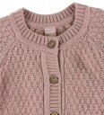 Smallstuff Cardigan, Ao Elephants, Merino Wool, Brown - Pink - 56/62