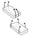 Other Brand Fetish Fantasy Wraparound Mattress Restraints 445423