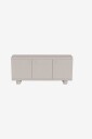 AC Design Furniture   Magee skjenk topp ramme 3 dører 3 hyller og understell PU lakkert Mdf 160x40x75 cm   Grå