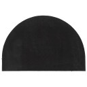  Dørmatte mørkegrå halvrund 60x90 cm tuftet kokosfiber 8721012225169