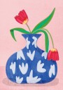 Tulpe in vase Plakat / 40x50cm