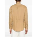 Polo Ralph Lauren Custom Fit Linen Shirt   Beige   L