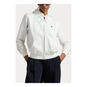 Polo Ralph Lauren Fleece Full Zip Hoodie   White   M
