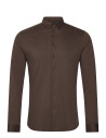 Mos Mosh Gallery Marco Crunch Jersey Shirt - Brown - XL