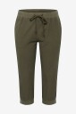 KAFFE Curve   Bukse kcNana Capri Pants   Grønn