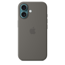 Apple iPhone 16 Silicone Case with MagSafe - Stone Gray