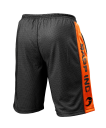 GASP NO1 Mesh Shorts - Black Flame - XL
