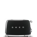 Smeg 50's Style TSF03 Brødrister Svart med 4 Skiver