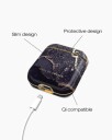 Ideal Of Sweden Printed AirPods Case Golden Twilight Marble
