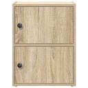 Bokhylle sonoma eik 40x24x52 cm konstruert tre