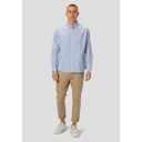 Clean Cut Copenhagen Oxford Stretch Plain L/S - Blue - XL