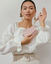 Ideal Of Sweden Signature Clutch Samsung Galaxy S20 Misty Rose Croco