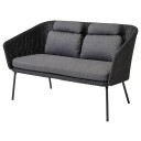 Cane line Mega spissofa Grå inkl. Airtouch putesett