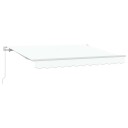  Innvendbar Markise Hvit 300 x 200 cm stoff