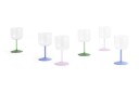 Hay Tint Vinglass 2 pk Klar / Jadegrønn
