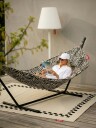 Headdemock Superb Hengekøye + Pute Zebra Creme / Black
