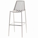 Fast Rion barkrakk 65 cm med høy rygg Hvit