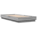  Sengeramme grå sonoma 90x200 cm konstruert tre 8721012286603