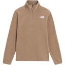 The North Face W Glacier Fleece 1/4 Zip Jacket   Beige   S