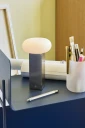 Hübsch Low Bærbar Lampe Nikkel