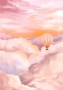 In the Clouds Poster Plakat / 50x70cm