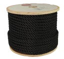 Tau Polyester - Sort - 14 mm - 73m - Spole