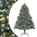  Kunstig juletre grønn 160 x 160 x 240 cm PVC og plast og stål