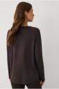 Ellos STUDIO   Treningstopp Loose Top Core LS   Brun