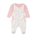 Fixoni Body Ls W.velour Romper Pink 68