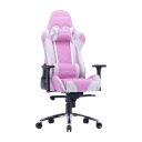 Cepter Rogue Fabric gamingstol rosa og hvit