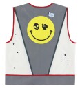 Jeune Premier Refleksvest 6–9 År Space Inntrengere OneSize Hvit Sølv