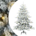  Kunstig sammensatt juletre med 150 LED med stativ 150 cm PVC