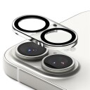 Ringke iPhone 17 Heldekkende kameralinsebeskytter   2 stk. Svart/Klar