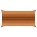  Solskygge seil Oransje og Brunt 5 x 2,5 m 100% polyester Oxford