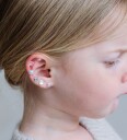 MIMI & LULA Stick On Earrings 30 Pairs   Pink Gem Earrings |Multi/patterned |One Size
