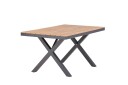 Venture Design Garcia spisebord Svart 150 x 90 cm Natur