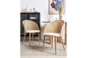 Sett med 2 spisestuestoler Cornell - Lyst tre, beige
