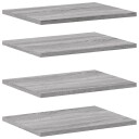 Vegghyller 4 stk grå sonoma 40x30x1,5 cm konstruert tre 8721012209176