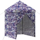 vidaXL Pop-up Gazebo med 4 Sidevegger 2,9 x 2,9 m Blå Kamuflasje